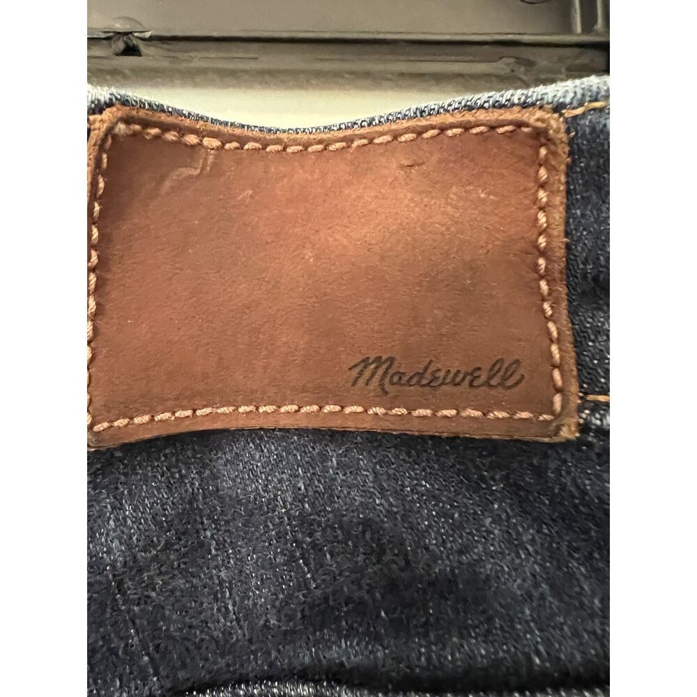 Madewell Women’s Jeans Size 25 Alley Straight Fit 26x29.5 stretch Dark Wash - Picture 10 of 11